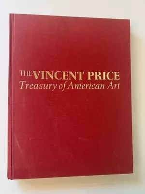 THE VINCENT PRICE TREASURY OF AMERICAN ART Book 1972 HC • $6.95