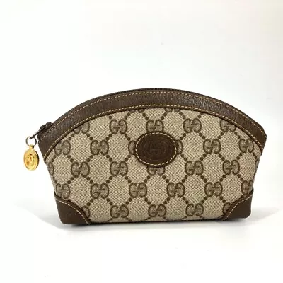 Vintage GUCCI 099 084 0901 Cosmetic Makeup Pouch GG Supreme Accessory Case • $127