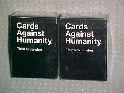 $20 • Buy CARDS AGAINST HUMANITY THIRD & FOURTH EXPANSION 3RD 4TH NEW & SEALED Lot 2
