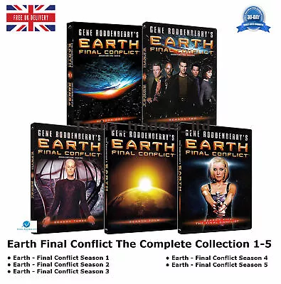 Earth - Final Conflict Season 1-5 - The Complete Part 1 2 3 4 5 Sealed DVD • £229.99