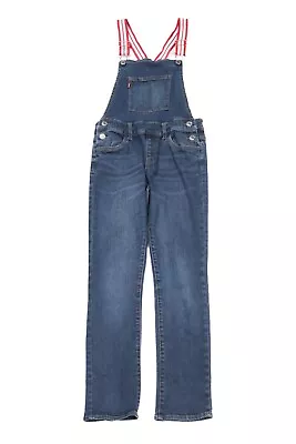 LEVI'S Denim Dungarees | Girl's 12 | Overalls Jeans Slim Festival Vintage • £14.99