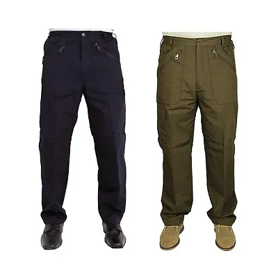 Carabou Mens Cargo Combat Trousers Classic Fit Designer Casual Basic Work Pants • £14.99