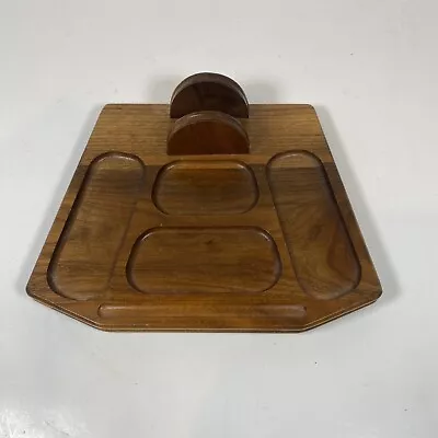 Dresser Valet Tray Coin Wallet Trinket Organizer Vintage Wooden • $9.99