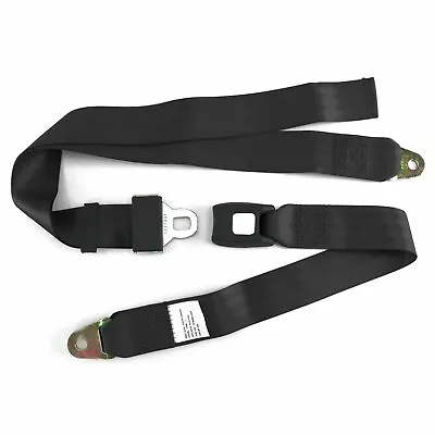 2pt Black Lap Seat Belt Standard Buckle - Each • $36.70