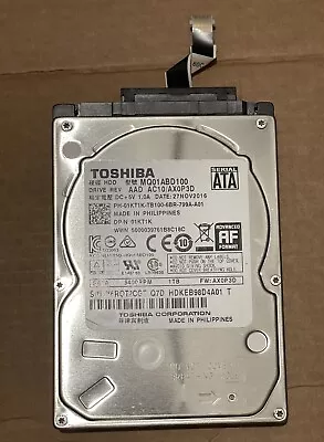 Toshiba  1TB SATA 3GB/s 5400RPM 2.5  9MM Internal Hard Drive • £18