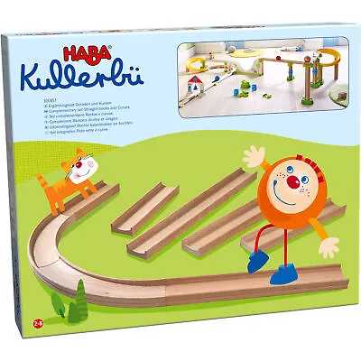 Kullerbu Wooden Ball Track Straight And Curves Track • $39.99