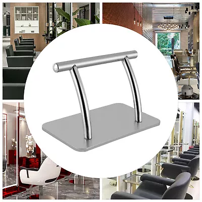 Stainless Steel Barber Chair Footrest Hairdressing Beauty Salon Foot Rest Pedal • £25.62