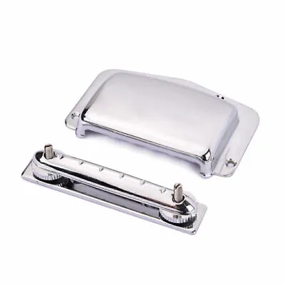 Fixed Bridge Tailpiece For Vintage Teisco Tune O Matic Electric Guitar Parts • $11.70