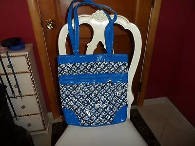 Vera Bradley Everything Nice Tote In Blue Lagoon Frill • $19