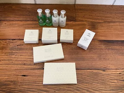 Molton Brown Lot 9 Toiletry Travel Lotion Soap Vanity Kit Mouth Wash Cap Lotion • $22.95
