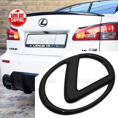 $29.99 • Buy For Lexus Trunk Logo Badge Emblem Car Replace Gloss Black F-Sport ES GS IS RX