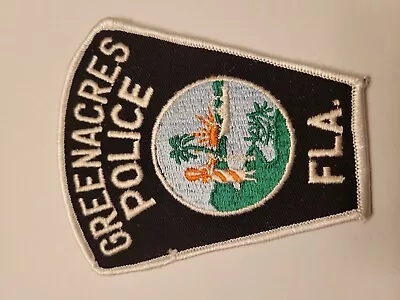 Greenacres Police Florida FL Shoulder Patch- Vintage Never Worn • $14.99