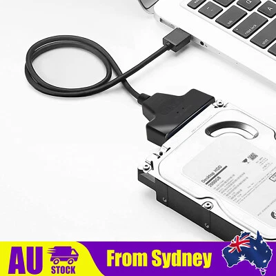 $6.99 • Buy USB 3.0 To SATA External Drive Converter Adapter Cable 2.5  HDD SSD SATA III