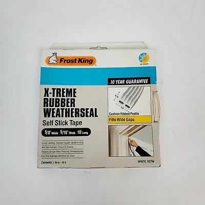 Frost King V27W EPDM Rubber Foam Weather Stripping Tape 5/16  X 10 Ft  • $14.97