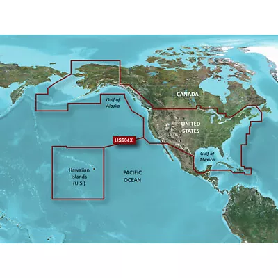 Garmin BlueChart G3 HD HXUS604x Hawaii/Alaska US & West Coast Canada MicroSD/SD • $196.63