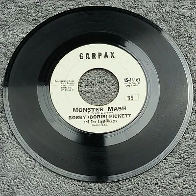 Bobby Boris Pickett Monster Mash & Monster's Mash Party 45 • $4.50