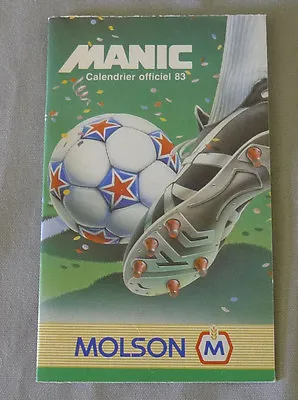 Original 1983 Official Montreal Manic NASL Soccer Schedule • $10.92
