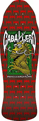 Powell Peralta Steve Caballero DRAGON AND BATS Skateboard Deck BROWN STAIN • $79.95