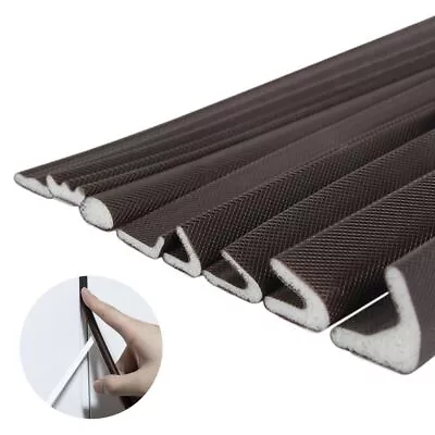 Seal Soundproof Door Window Weather Stripping Draught Excluder Sealing Strip • £5.68