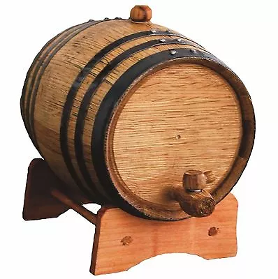 3 Liter Oak Whiskey Wine Barrel  • $64.99