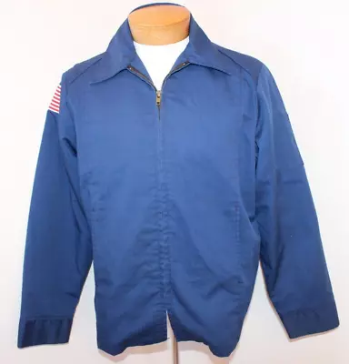 Vintage 70s Unitog Mechanic Work Jacket Lined Union Made USA 40 Reg Excellent • $35