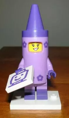 LEGO CRAYON GIRL Minifigure With Stand & Drawing New LEGO Movie 2 Series 71023 • $7