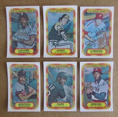 1977 Kellogg's 3-d Baseball Card Singles Complete Your Set Pick Choose • $2.19