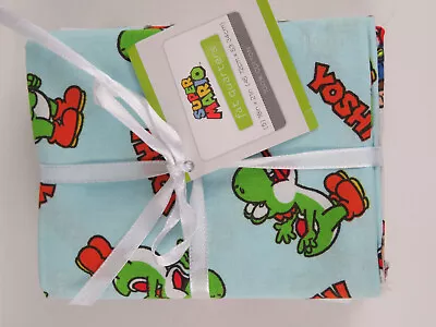 Nintendo SUPER MARIO Fat Quarter 5 Piece Bundle Cotton Fabric  - 18  X 21  Each • $9.85