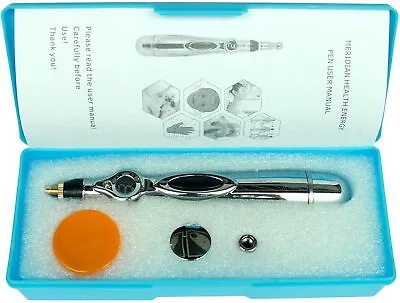 Meridian Acupuncture Pen With 3 Massage Head Energy Pain Therapy Relief • $15.88