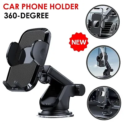 360° Car Phone Holder Universal Mount Stand Windscreen Gravity Dashboard Suction • $20.49