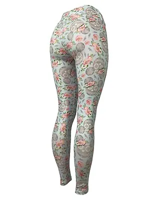 Mickey Mouse Sugar Skull Day Of The Dead Dia De Los Muertos Halloween Leggings • $18.97