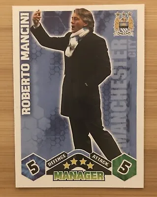 2009-10 Topps Match Attax ROBERTO MANCINI Man City Manager • £1.49