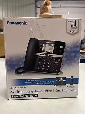 Panasonic Office Phone System Corded Base Station 4-Lines Expandable KX-TGW420B • $57.99