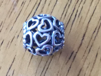 £16.55 • Buy Pandora Sterling Silver Open Your Heart Charm Bead 790964