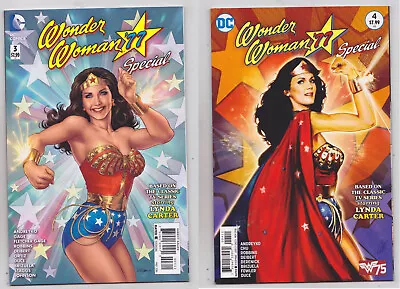 Wonder Woman '77 Special #3 & 4 Set Lynda Carter TV Series DC Comics 2016 • $9.95