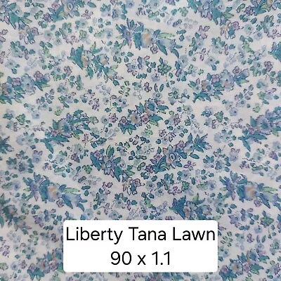 Liberty Tana Lawn Pretty Floral Design 90cm X 1.1m  • £28
