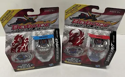 Beyblade Shogun Steel Ninja Salamander & Samurai Ifrit Battle Tops New • $22.99