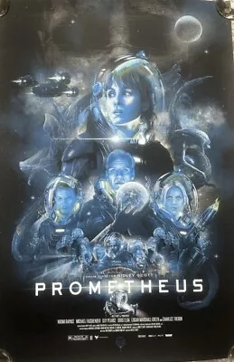 BNG Vance Kelly Movie Poster Screen Print Prometheus Ridley Scott Like Mondo • $29.95