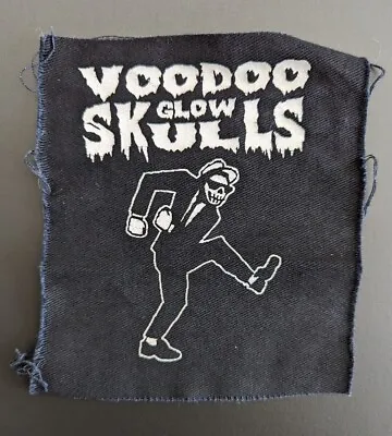 Voodoo Glow Skulls Black Denim Patch Ska Punk Music Circa 2008 • $14
