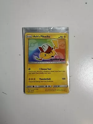 Pokemon The Movie I Choose You Ash's Pikachu SM108 SEALED Promo!! • $8.99