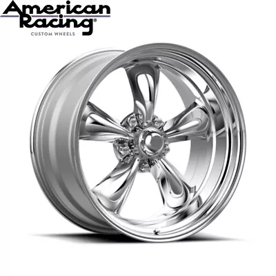 (1) American Racing Vintage Torq Thrust II VN515 Polished Wheel 15x6 5x4.5 -6mm • $170