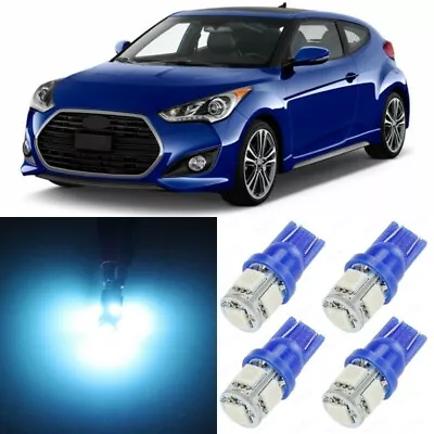 10 X ICE BLUE Interior LED Lights Package For 2012 - 2017 Hyundai Veloster +TOOL • $11.99