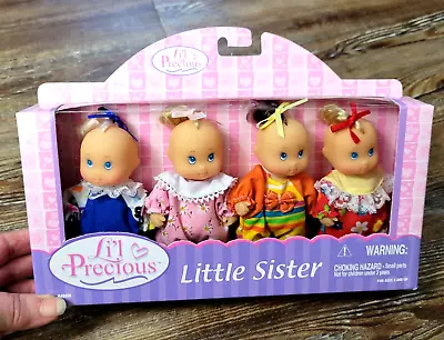 1990 Lil' Precious Little Sister Mini 5  Dolls Vinyl NIB • $16