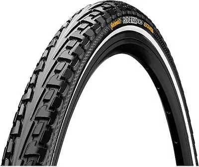 Continental RIDE Tour Wired Tyre - Black/Black Reflex - 26 X1.75 • $39.99