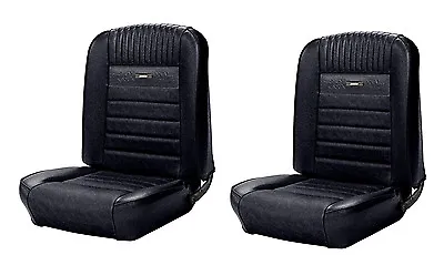 Full Set Deluxe PONY Seat Upholstery 1964 - 1966 Ford Mustang F/R - Any Color • $950.09