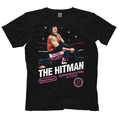 Bret  The Hitman  Hart - Hitman 8-Bit T-Shirt • $34.99