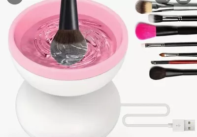 Electric Make Up Brush Cleaner BRAND NEW In PINK BARGAIN! • £1.99