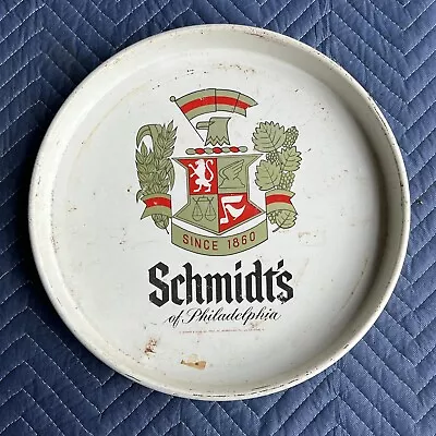 VINTAGE Schmidt’s Of Philadelphia Beer Tray Breweriana LARGE 14” Breweriana • $24.99