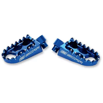 Blue Twin Air Footpegs Fits 1999 Yamaha YZ125 • £87.66