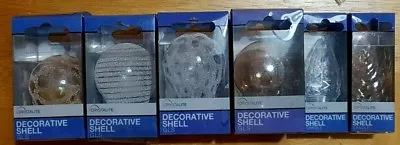 CRYSTALITE DECORATIVE LIGHT BULB SHELL (USE WITH GLS CONVERTER BASE Not Included • £6.50